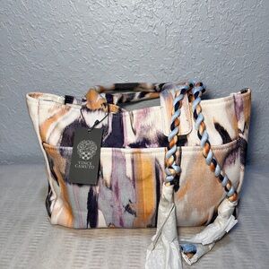 Vince Camuto Abstract Print Tote Bag